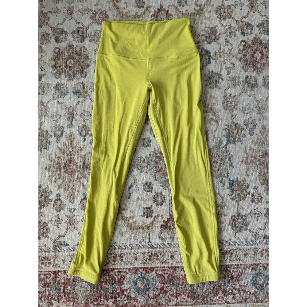 Lululemon Align High-Rise Pant Size 6 in Soleil Yellow 28" Inseam Double Lined
